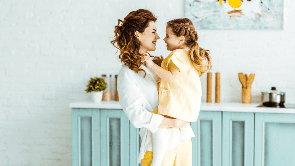 happy mother and daughter | sahm priorities