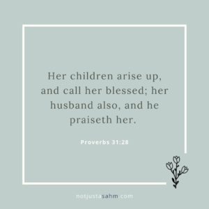 encouraging Bible verse for moms