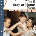 happy stay-at-home mom with kids