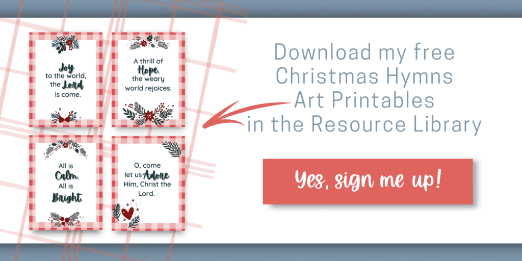 Christmas hymn printables