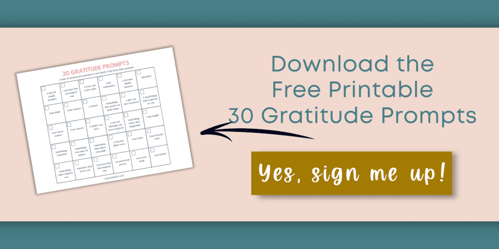 free gratitude prompts