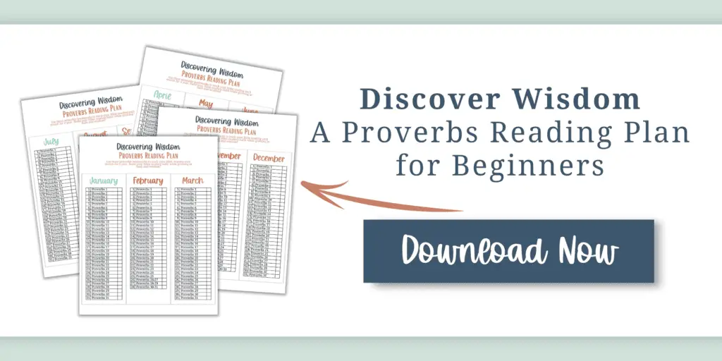 sign up link for Proverbs Bible reading plan