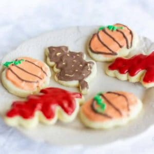 fall sugar cookies