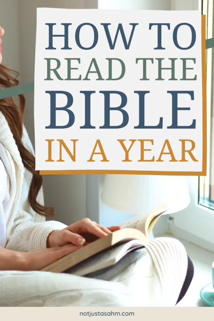how to read the Bible in a year