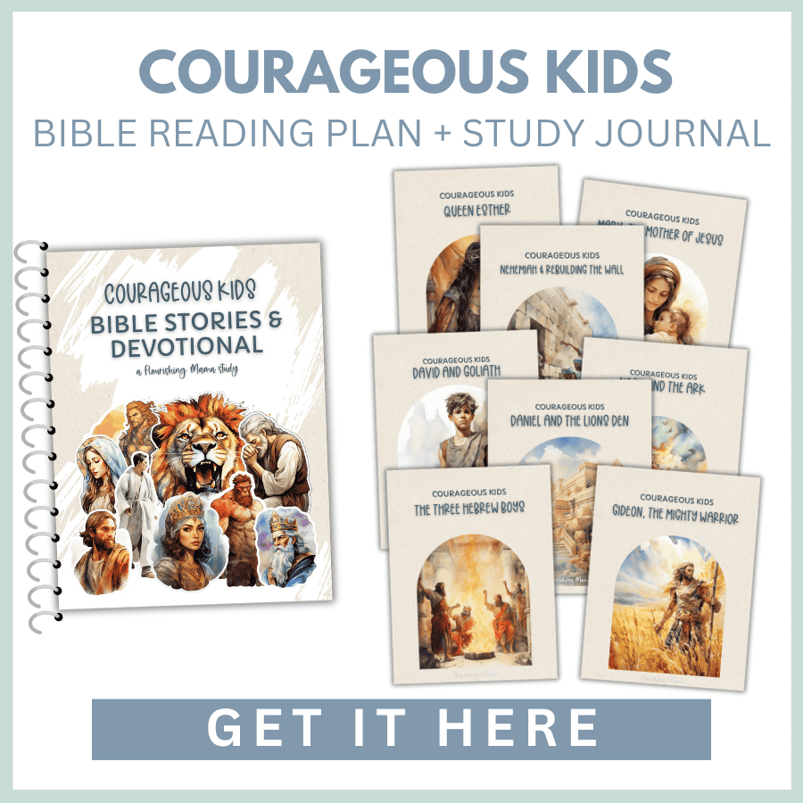 courageous kids bible reading plan mockup