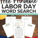 free printable labor day word search pinnable image