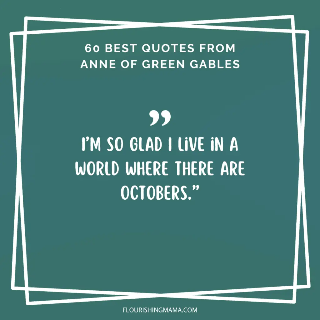 anne of green gables quote