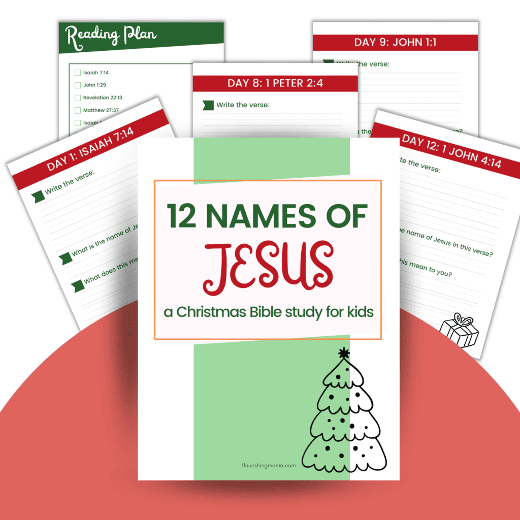 sample of Christmas Bible reading plan for kids