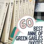 collection of Anne of Green Gables books on a shelf