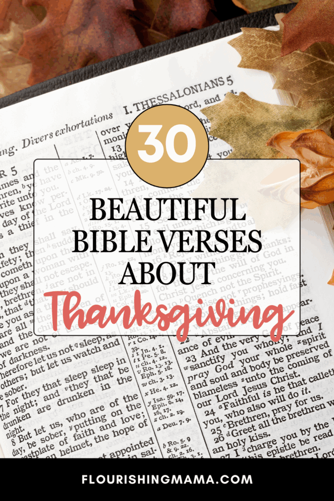 bible verses about thanskgiving