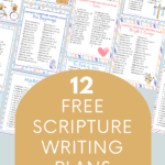 12 free scripture writing plans