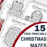 Christmas mazes for kids