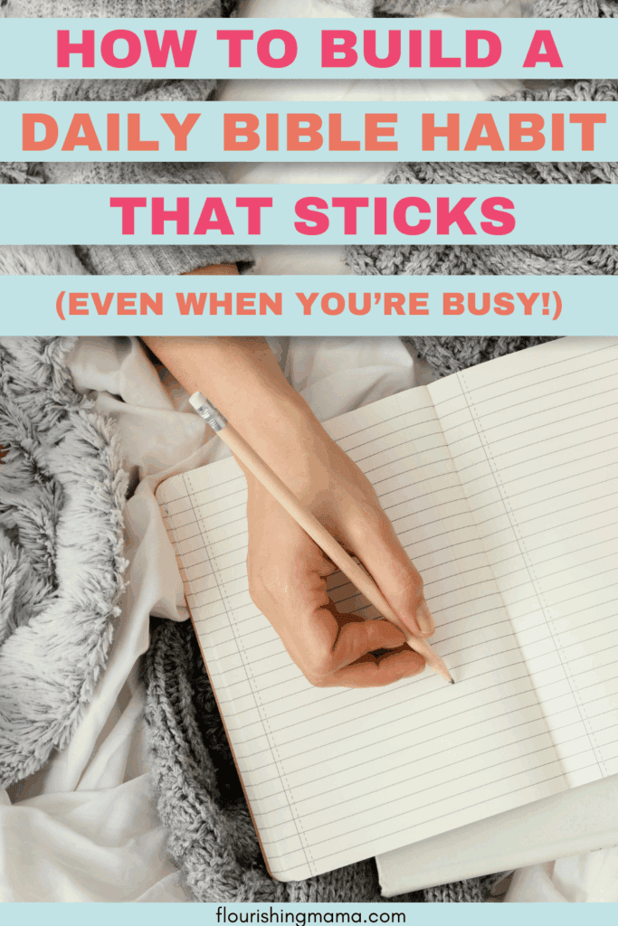 scripture writing habits for moms