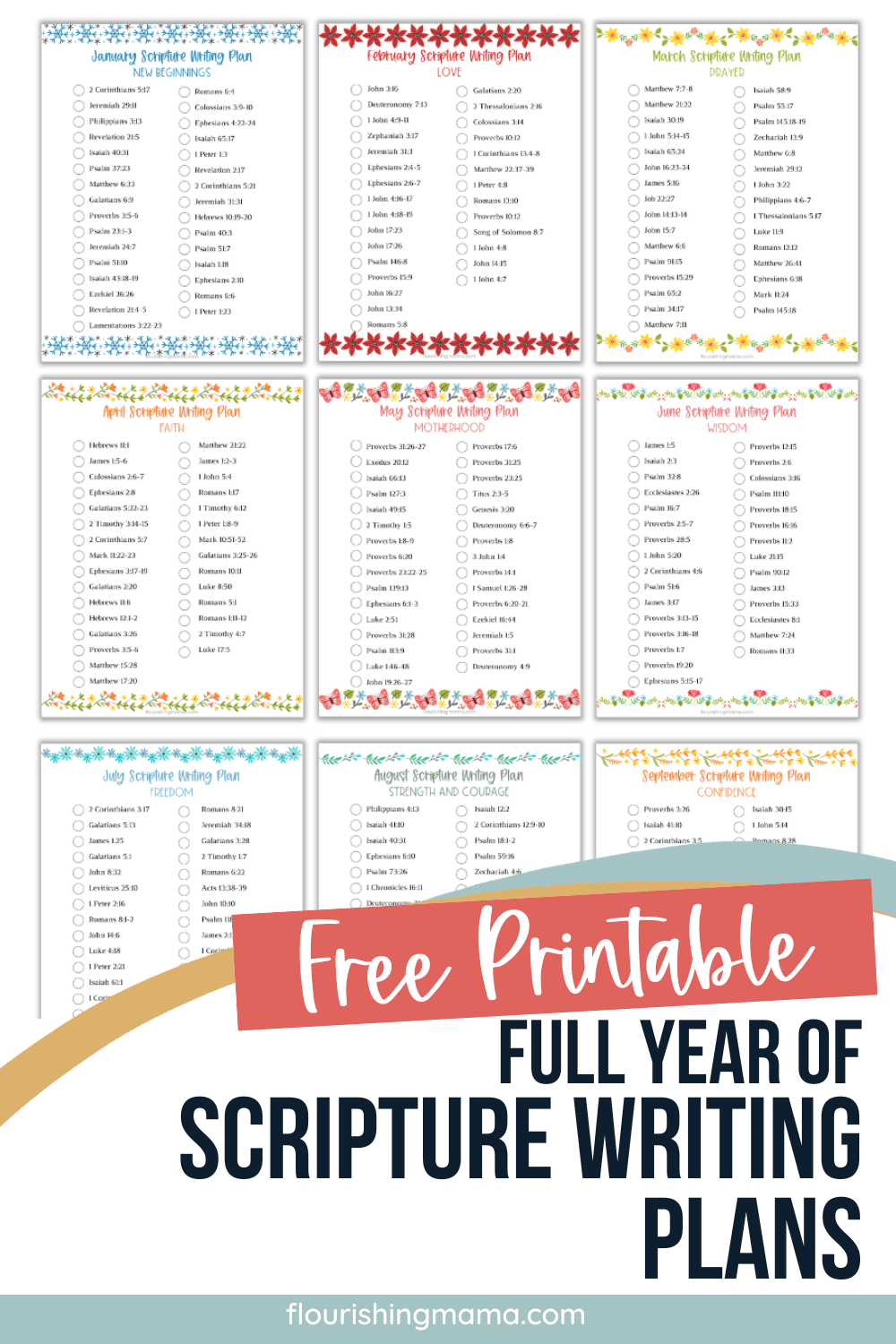 How to Start Scripture Writing in 2025 (free printable plan)