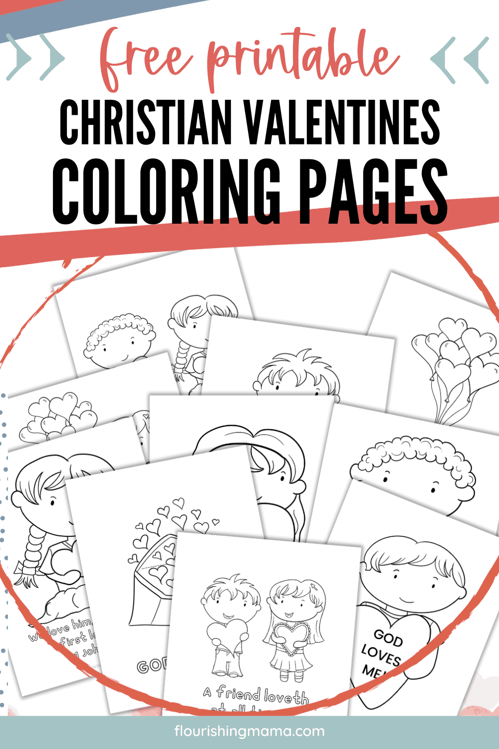 Free Printable Christian Valentine's Coloring Pages