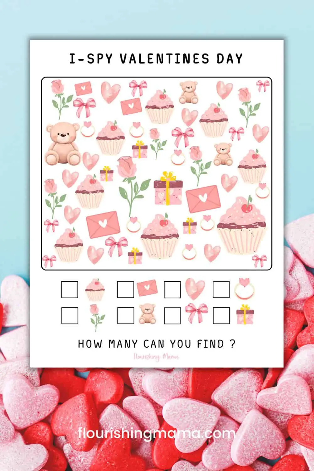 Celebrate Love with a Fun, Free Valentines I Spy Printable!