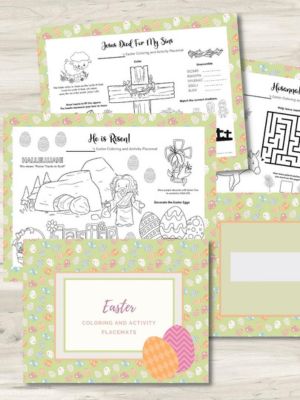 Easter placemats