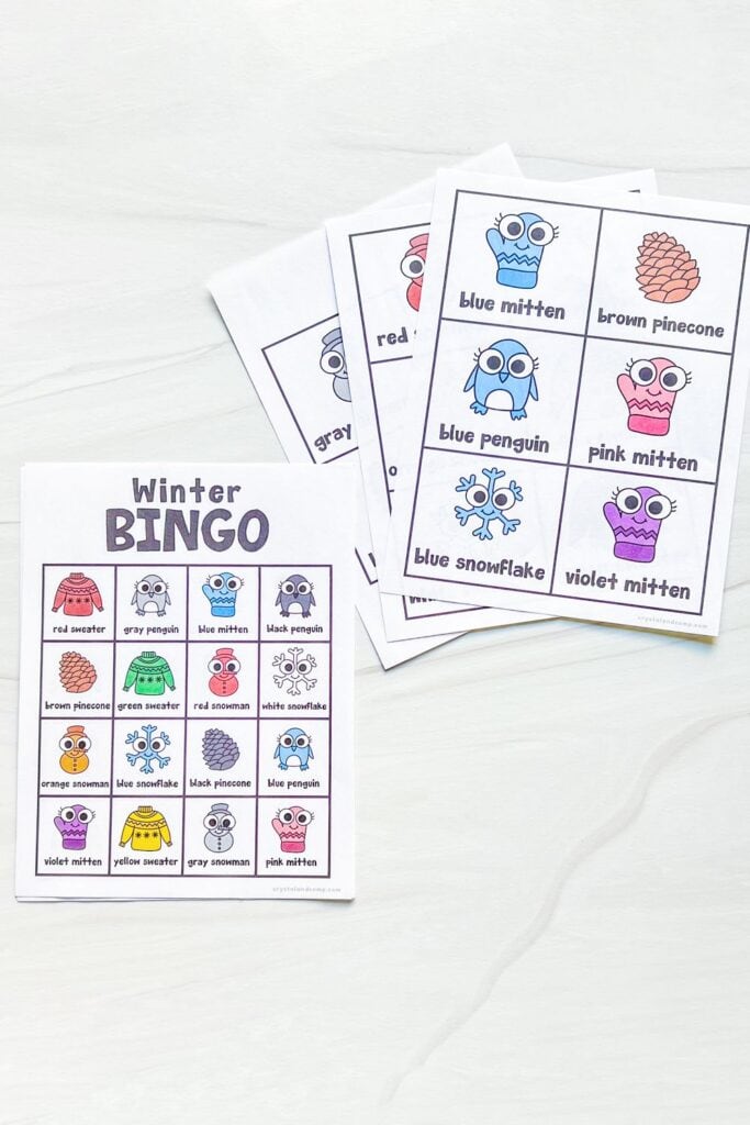 winter bingo