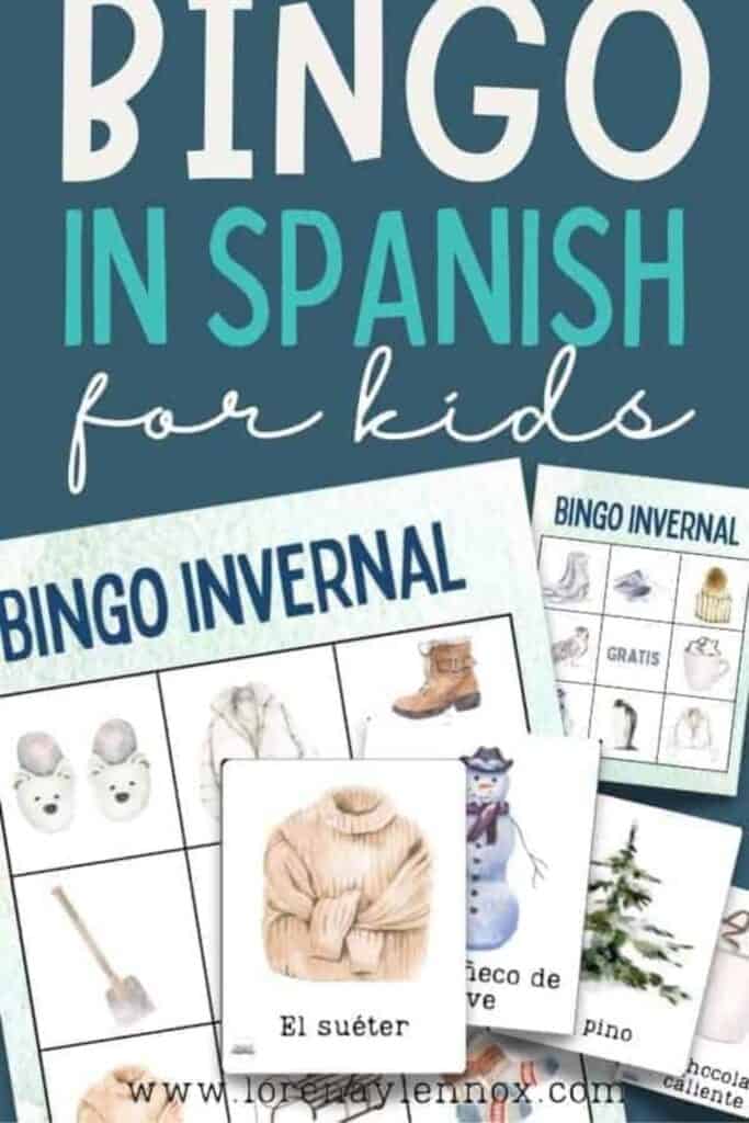 winter bingo in spanish