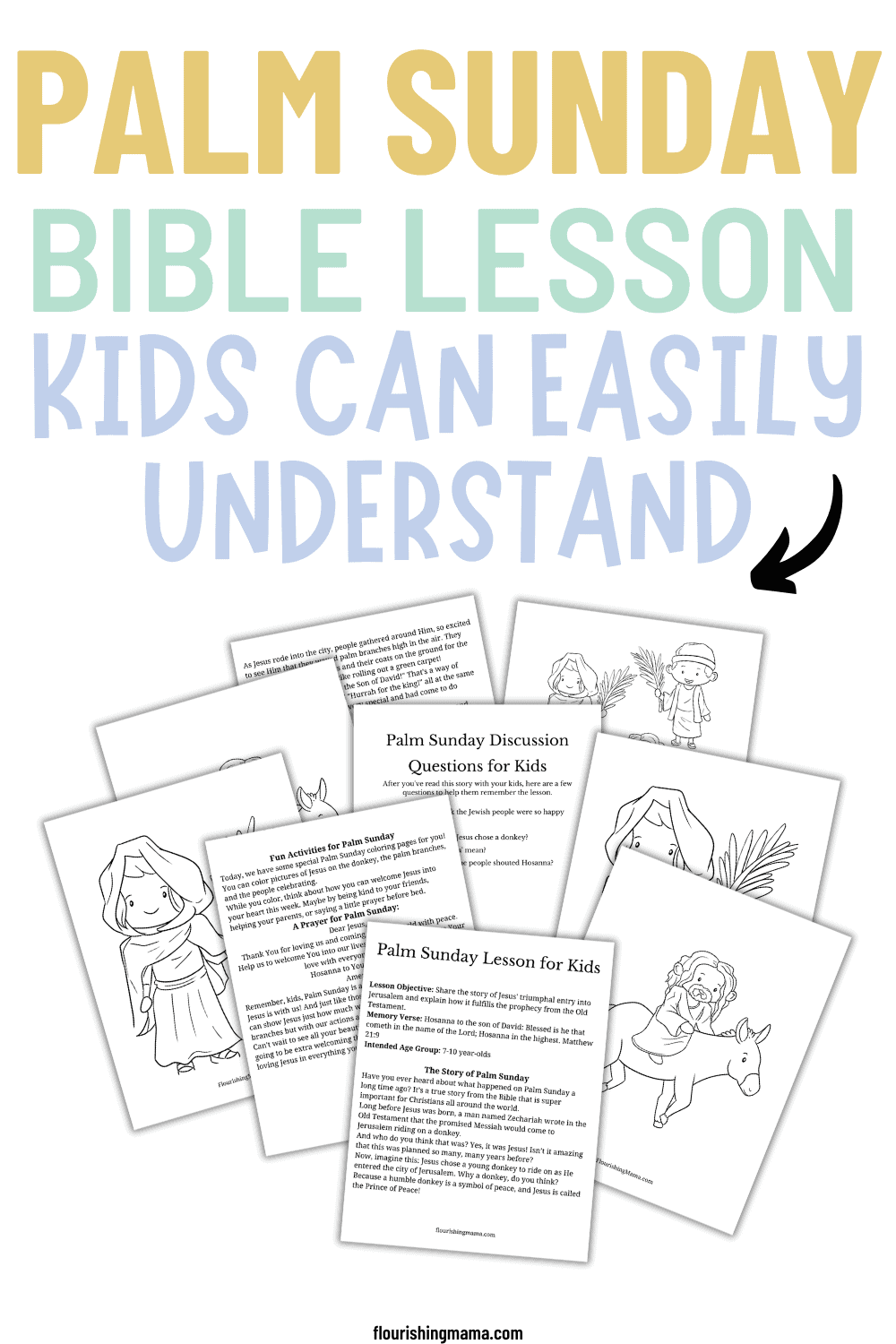 The Triumphal Entry: A Palm Sunday School Lesson for Kids