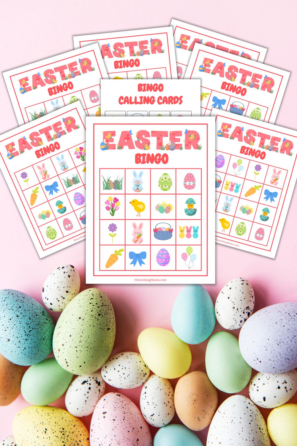 Easter Bingo Game for Kids (free printable cards)