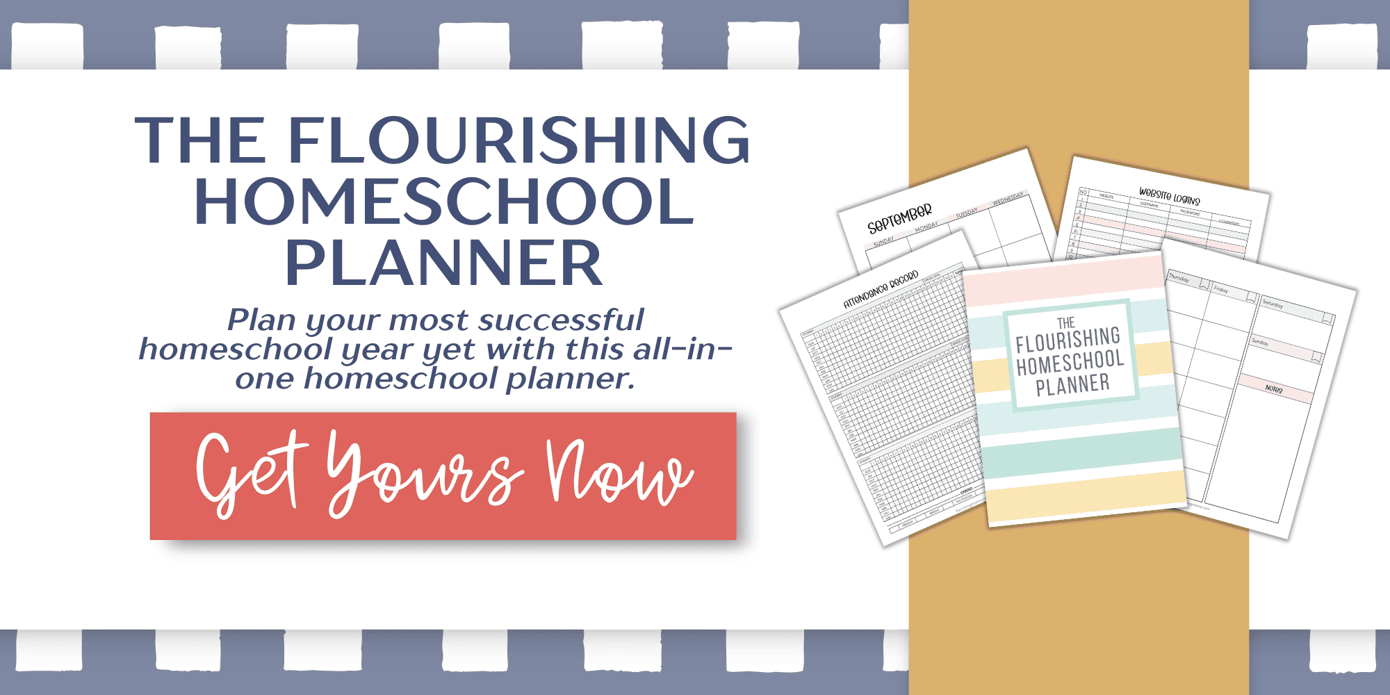flourishing homeschool planner