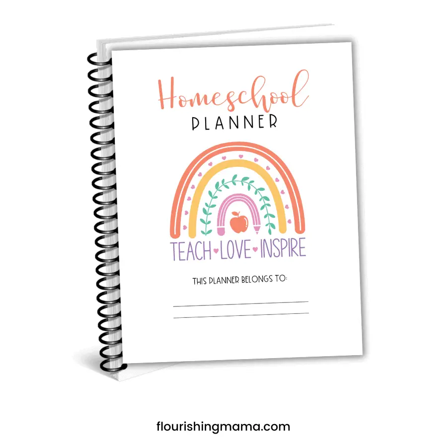 cover page for the ultimate homeschool planner printable