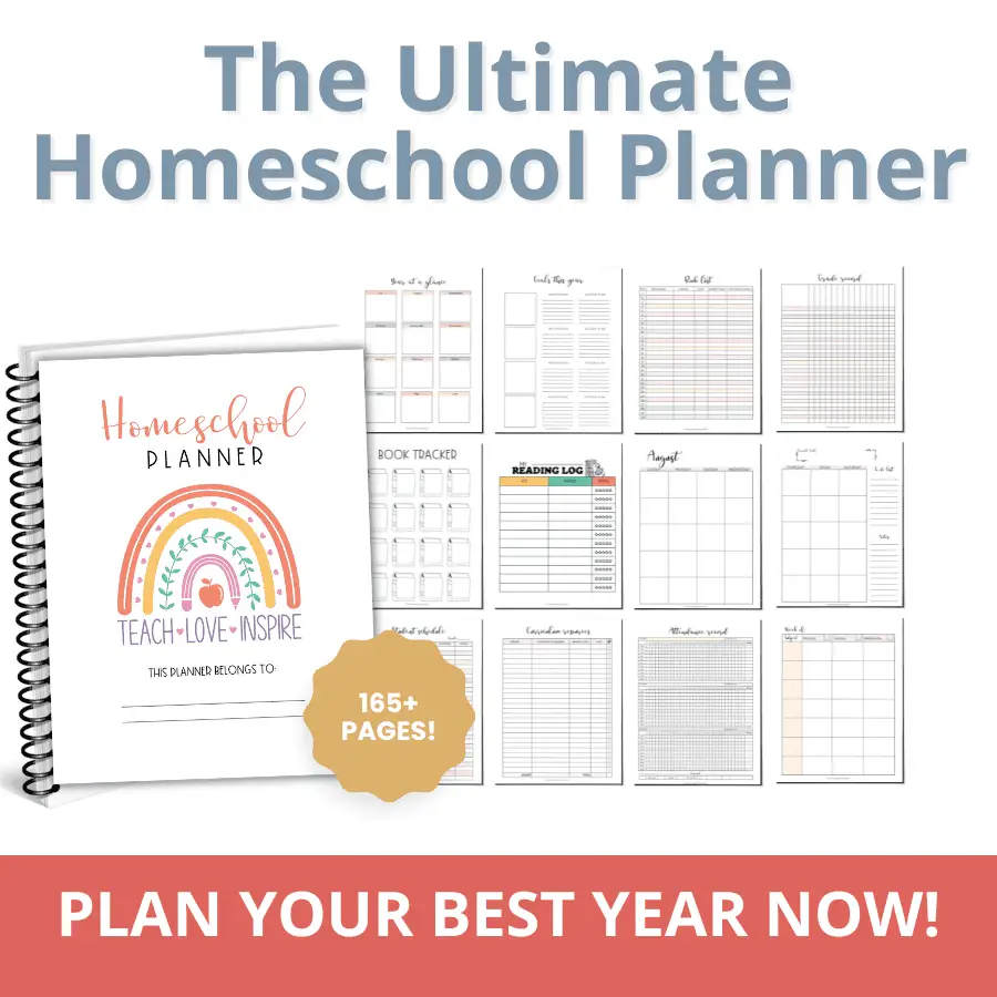 example of The Ultimate Homeschool Planner Printable
