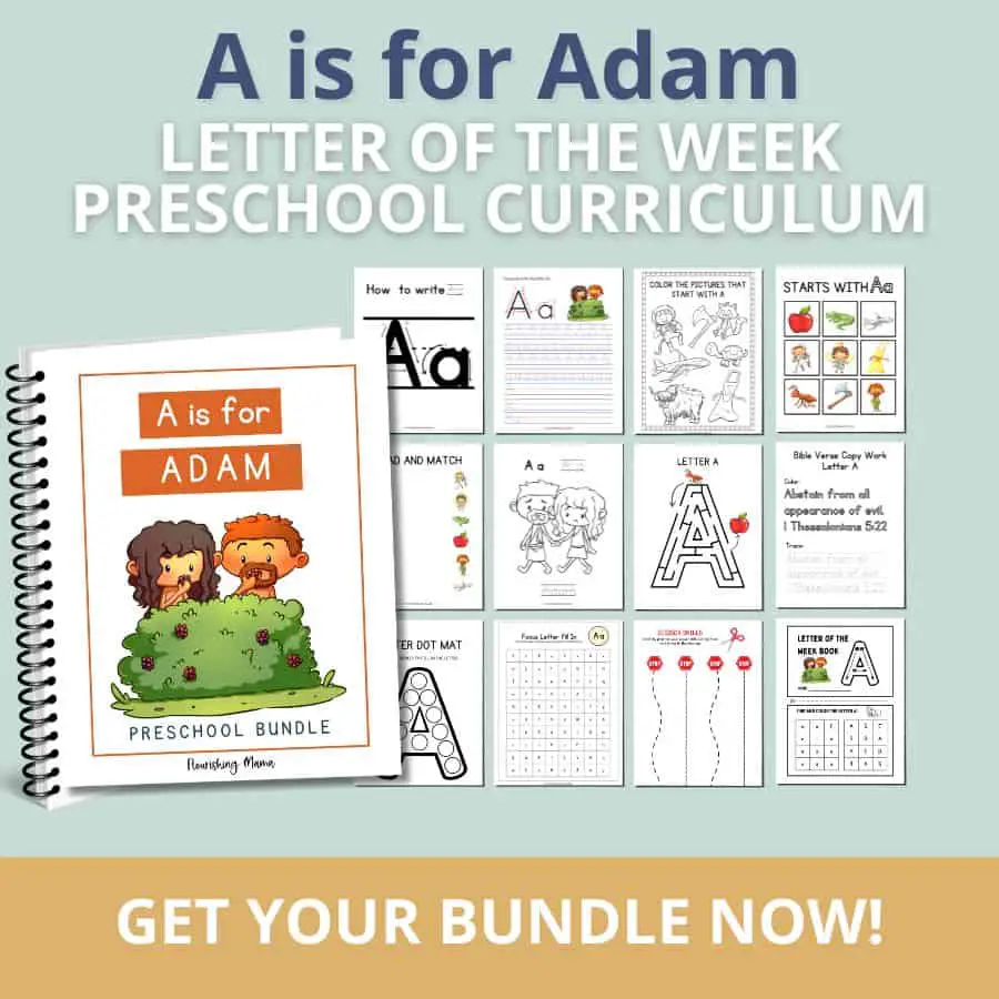 sample of A is for Adam bundle
