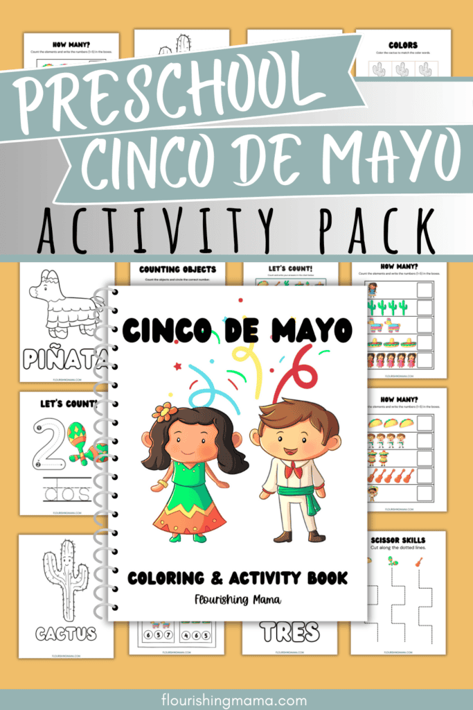 preschool cinco de mayo activity pack