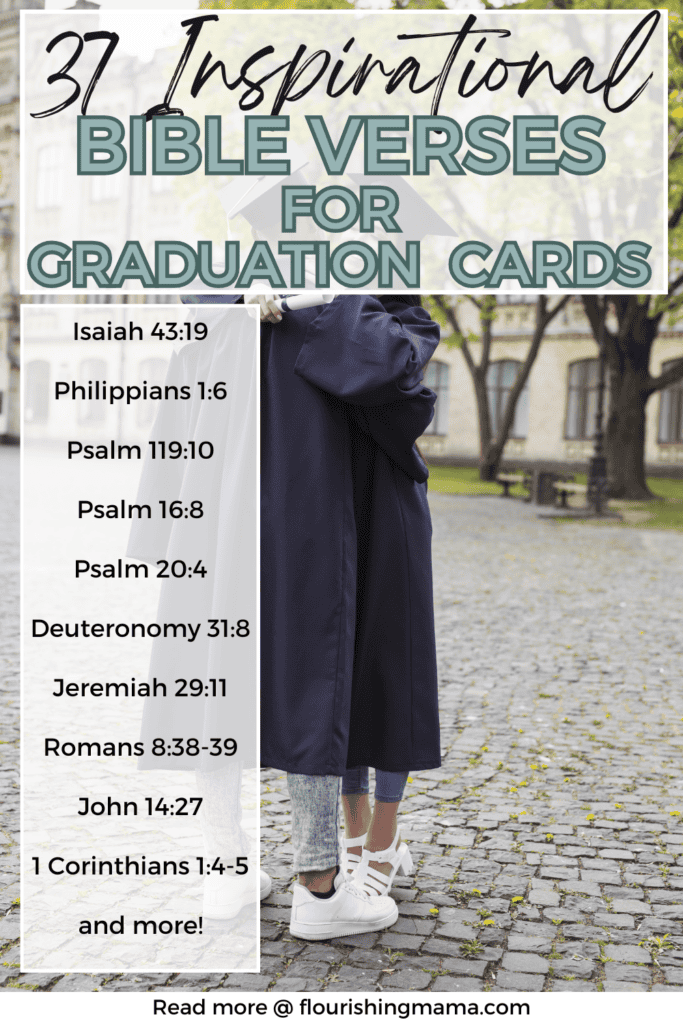 Bible verses for graduation cards