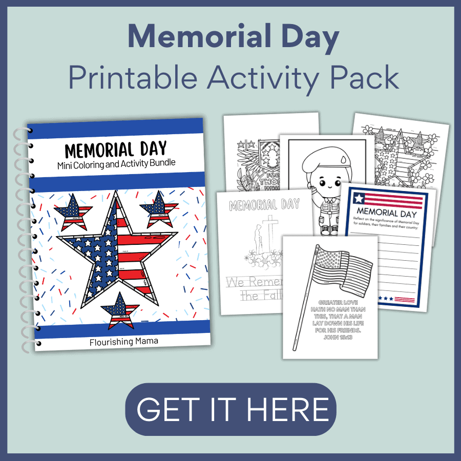 example of Memorial Day Activity pack