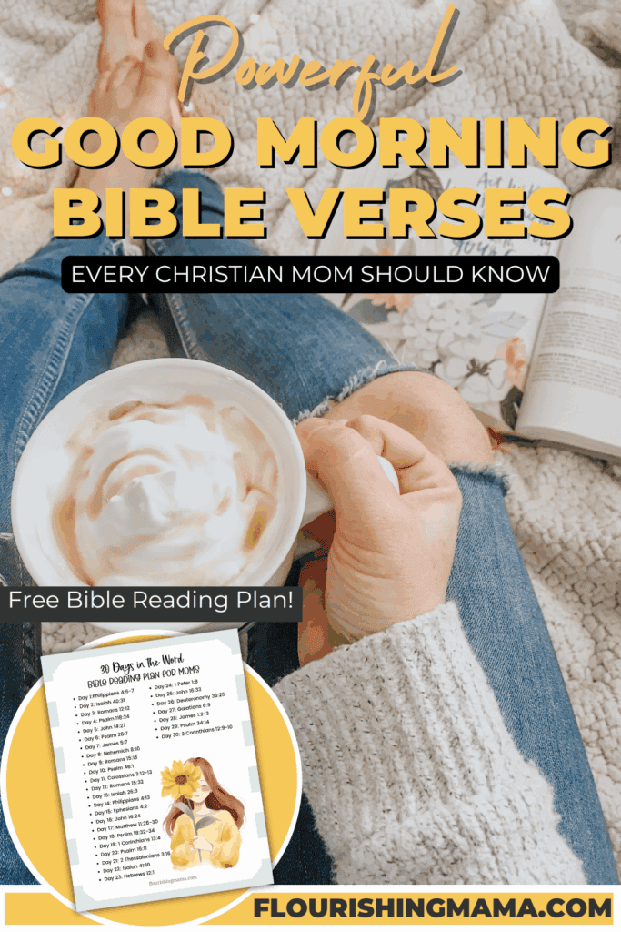 good morning, Bible verses