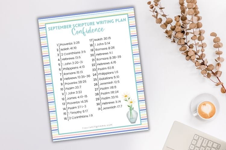 september scripture writing plan