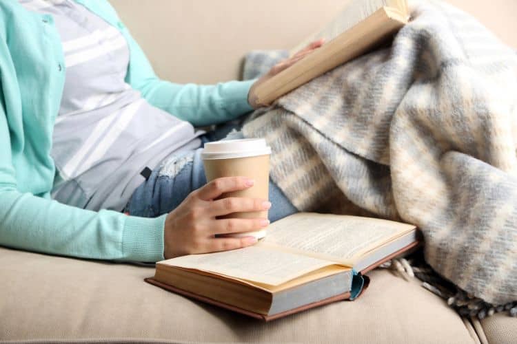 woman reading her bible