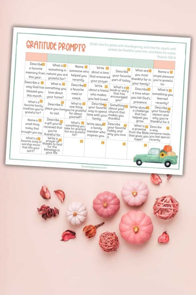 free printable gratitude prompts