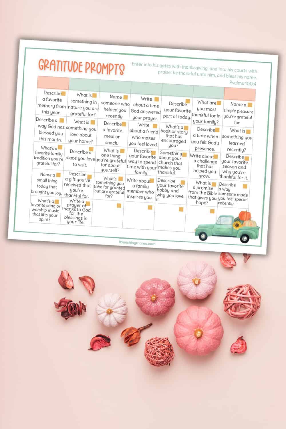 free printable gratitude prompts