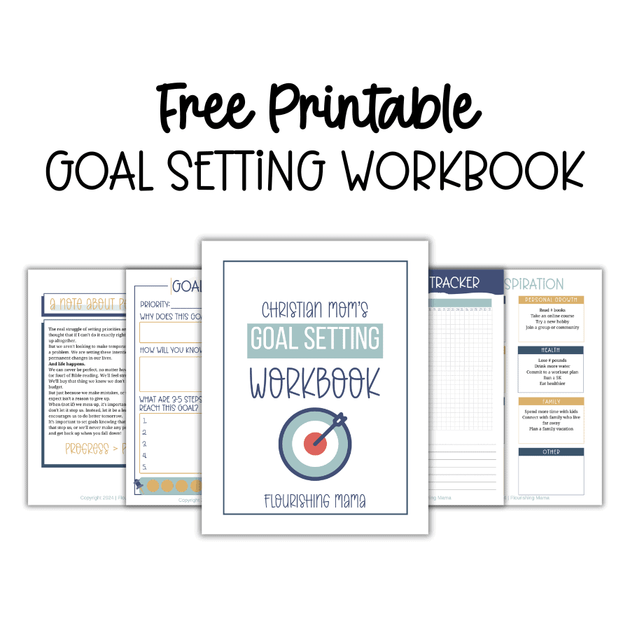 goal setting workbook sample