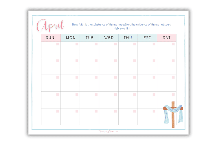 april bible verse calendar