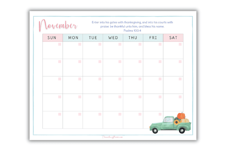 november bible verse calendar