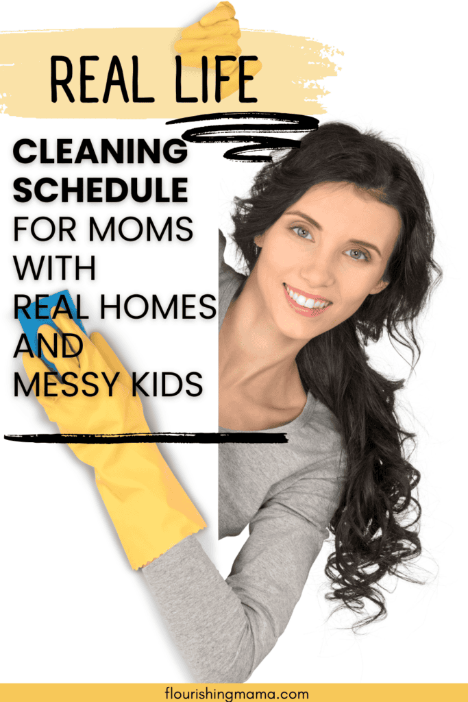 cleaning schedule for moms