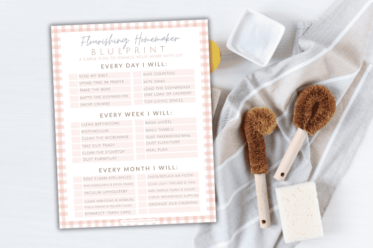 flourishing homemaker blueprint