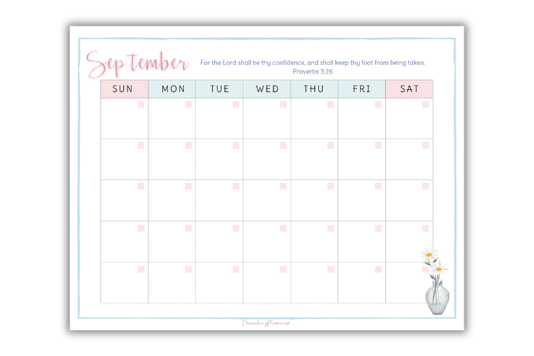 september bible verse calendar