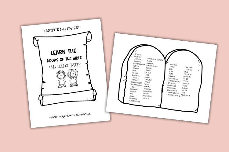 books of the Bible coloring pages
