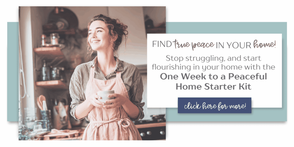one week to a peaceful home starter kit