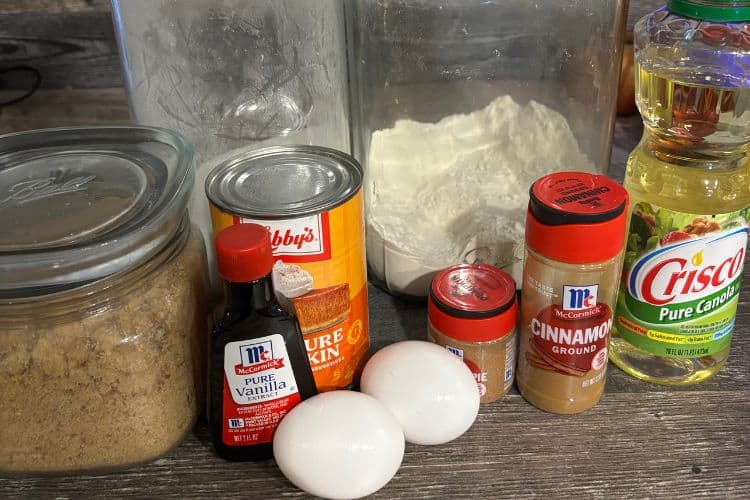 pumpkin bread ingredients