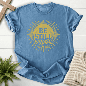 be still and know christian tee