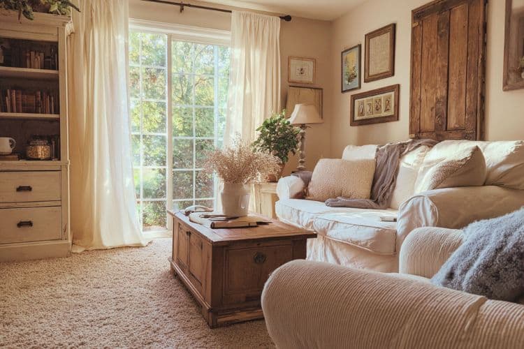 neat and tidy living room