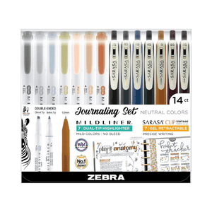 zebra journaling set