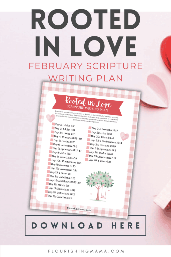 february scripture writing plan